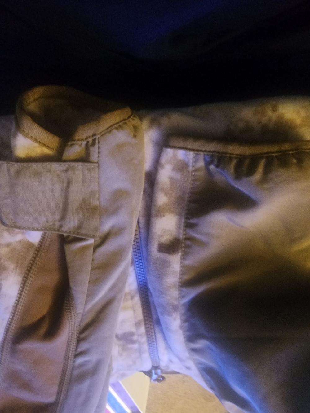 Men's Desert Camo Full-Zip Fleece Jacket - Sand Camo - Picture 3 of 7
